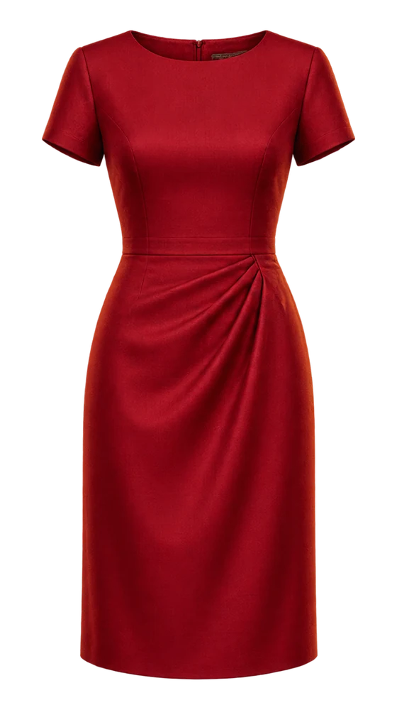 Vestido de noche rojo